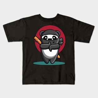 Ninja Panda Kids T-Shirt
